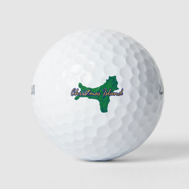 Christmas Island Golf Balls (Front)