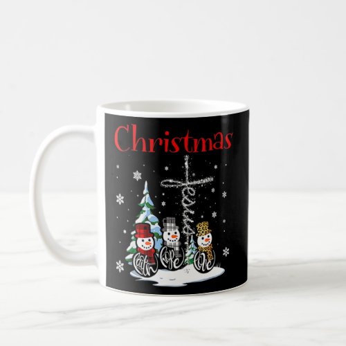 Christmas Its All About Jesus Faith Hope Love Sno Coffee Mug