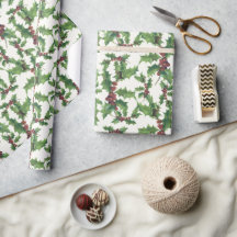 Christmas Ivy Paper on Off white