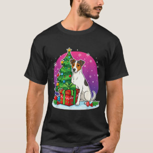 Christmas Jack Russell Santa Hat Xmas Jack Russell T-Shirt