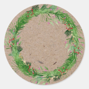 Homemade Christmas Stickers | Zazzle
