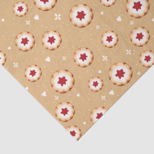 Christmas Jam Cookies Pattern Holiday Tissue Paper