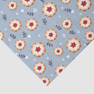 Christmas Jam Cookies Pattern Holiday Tissue Paper