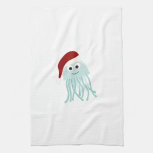 Christmas Jellyfish Towel