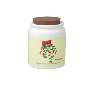 Christmas Jesus Candy Jar