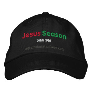 Christmas Jesus Embroidered Baseball Hat