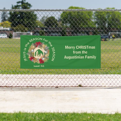 Christmas JESUS IS THE REASON Banner