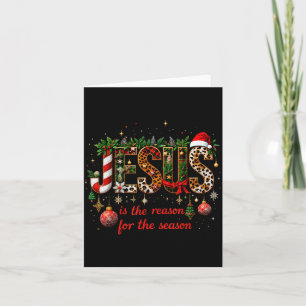 Christmas Jesus Is The Reason For Season Xmas Chri Card