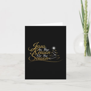 Christmas Jesus is the Reason for the Season Holiday Card