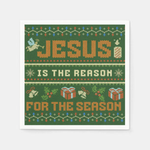 Christmas Jesus Is The Reason For The Season Napkins