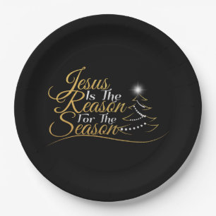Christmas Jesus is the Reason for the Season Paper Plates