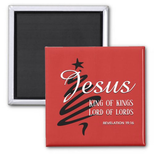 Christmas JESUS KING OF KINGS Magnet