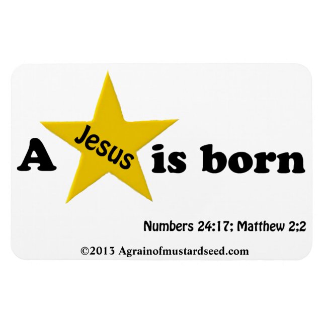 Christmas Jesus Magnet (Horizontal)