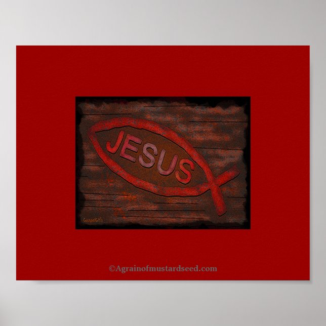 Christmas Jesus Poster (Front)