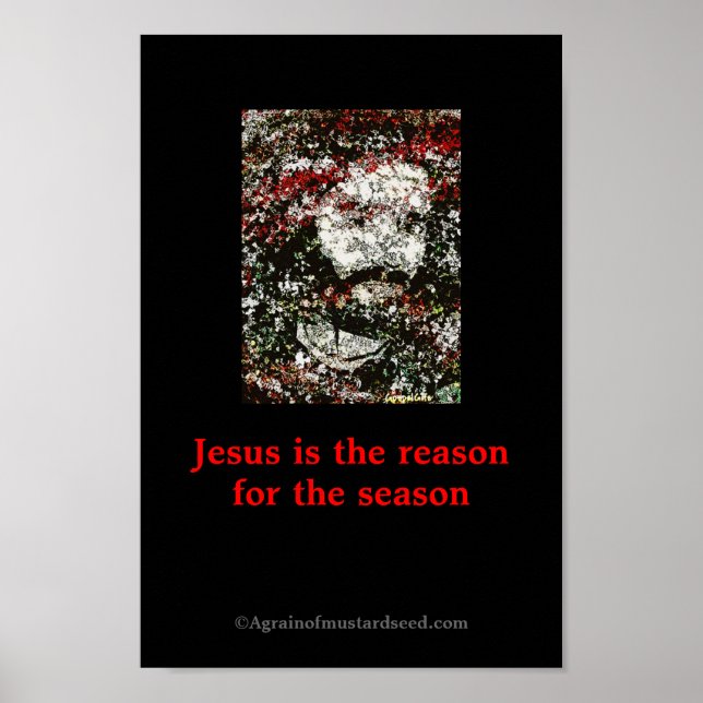 Christmas Jesus Poster (Front)