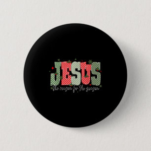 Christmas Jesus Reason Season Xmas Christian Men W Button