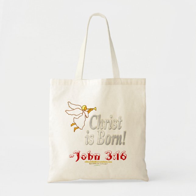 Christmas Jesus Tote Bag (Front)