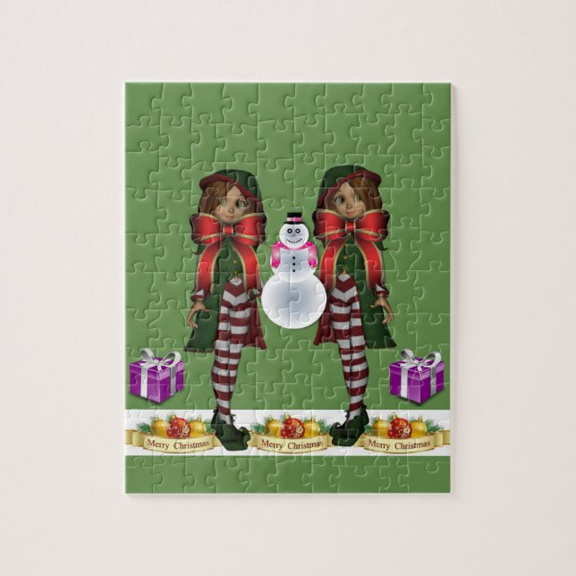 Christmas Jigsaw Puzzle (Vertical)