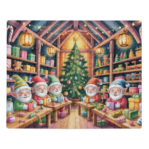 Christmas Jigsaw Puzzle – Santa and Elves Family