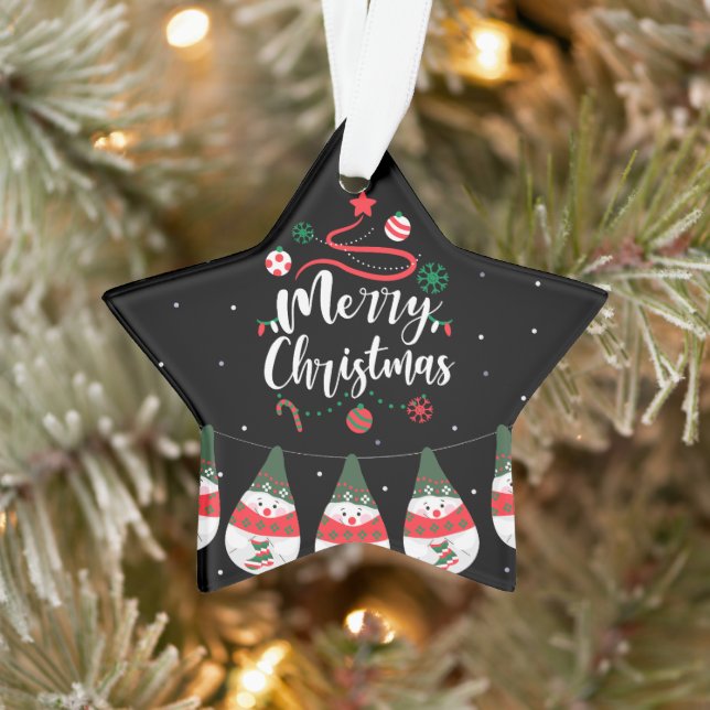 Christmas Jingle Bells Joyful Greetings Collection Ornament (Tree)