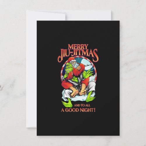 Christmas Jiu Jitsu Merry Jiu jitmas Invitation