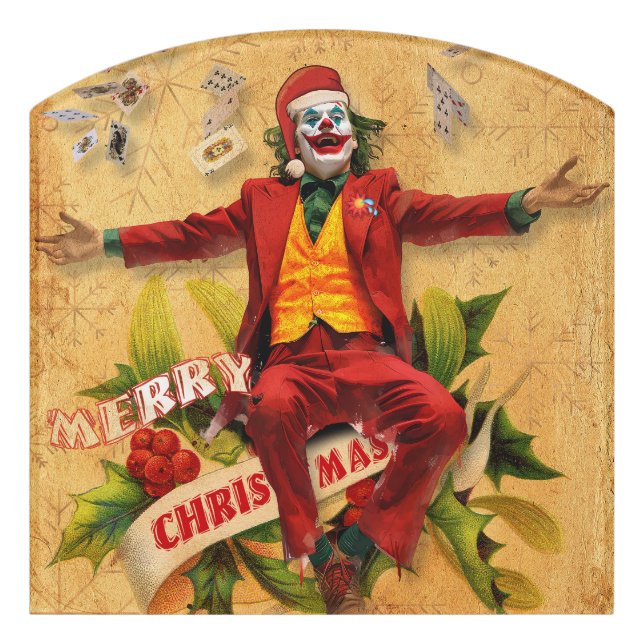 Christmas Joke Door Sign (Contour Front)