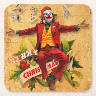 Christmas Joke Square Paper Coaster