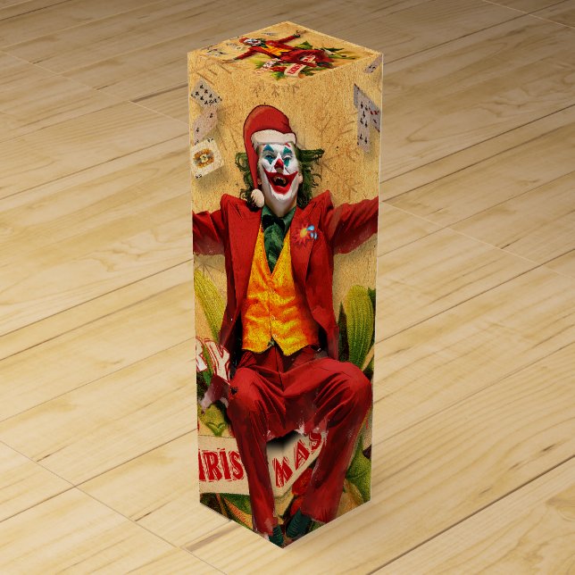 Christmas Joke Wine Box (Front)