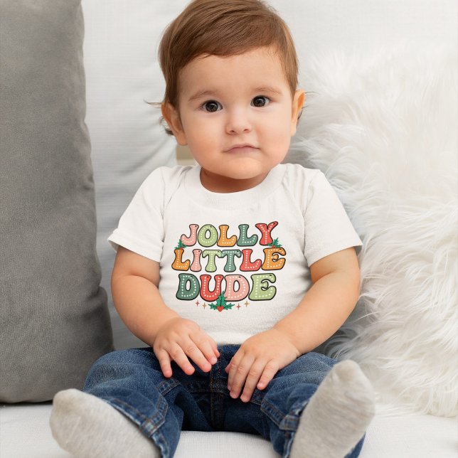 Christmas Jolly Little Dude Baby T-Shirt (Creator Uploaded)