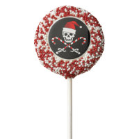 Christmas Jolly Roger Pirate Oreo Cookie Pop