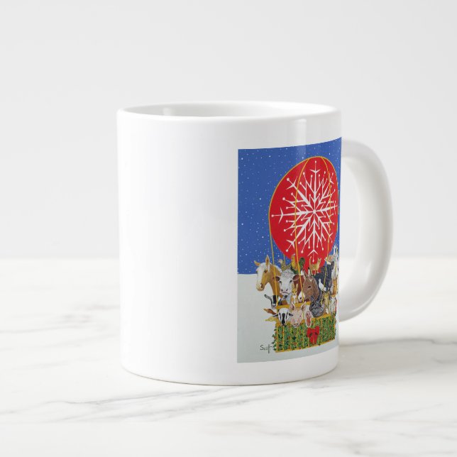 Christmas Journey Giant Coffee Mug (Front Right)