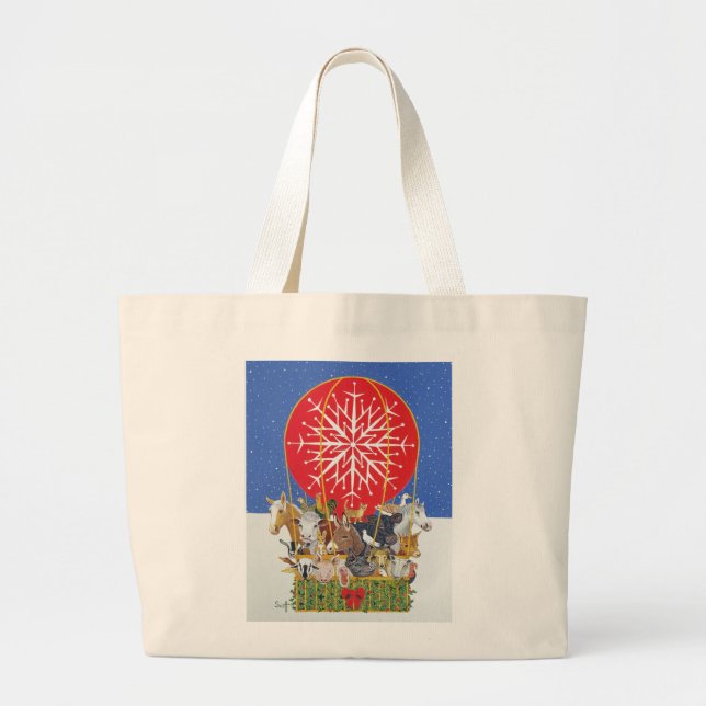 Christmas Journey Large Tote Bag (Front)