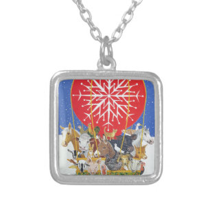 Christmas Journey Silver Plated Necklace