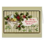 Christmas Joy Big Greeting Card (Front Horizontal)