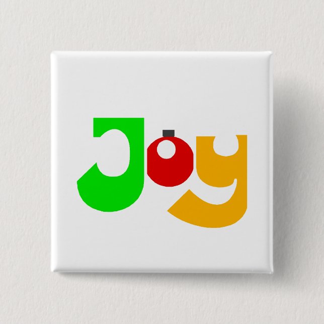 Christmas Joy Button (Front)