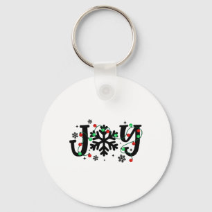 Christmas Joy Family Matching Outfits Pjs Men Wome Keychain