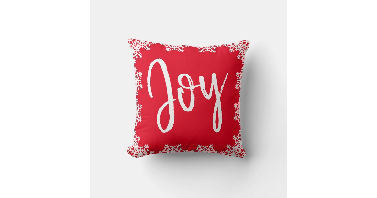 Snowflake Family Personalized Christmas Lumbar Throw Pillow