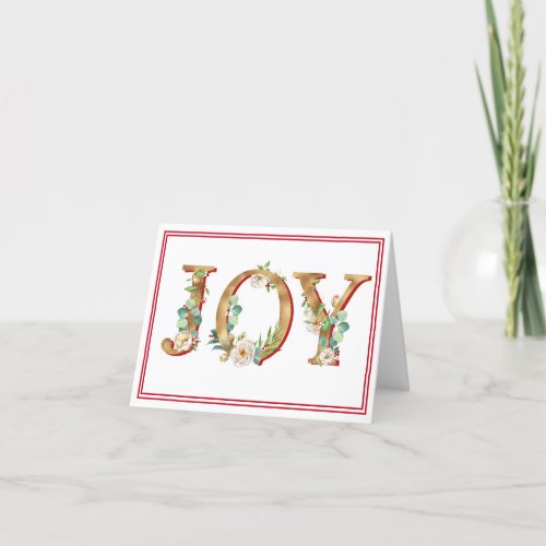 Christmas Joy Framed Holiday Card
