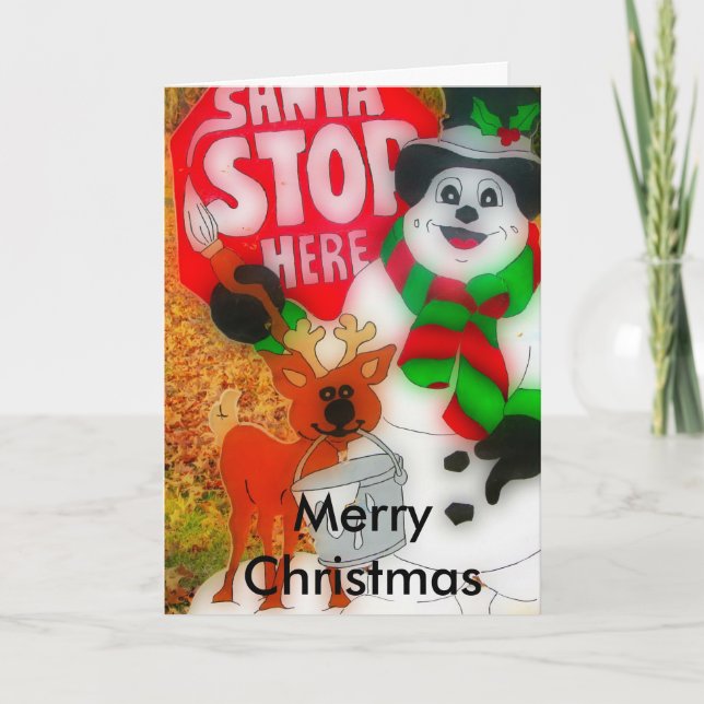 Christmas Joy Holiday Card (Front)