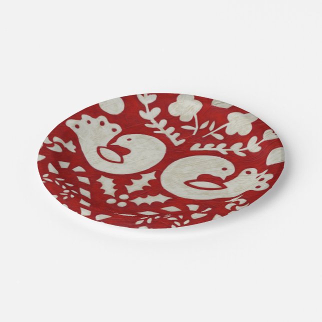 Christmas Joy II Paper Plates (Angled)