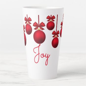 Christmas Joy Latte Mug by Sacred_Dance at Zazzle
