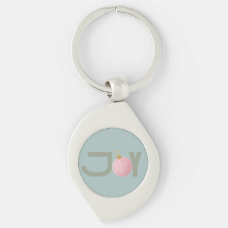 Christmas Joy Metal Keychain