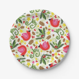 Christmas Joy Paper Plates