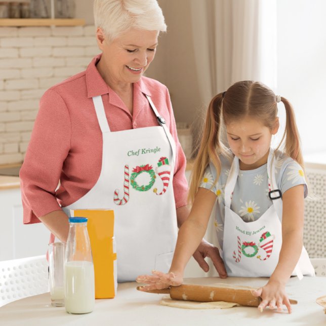 Christmas Joy Personalized Apron (Creator Uploaded)