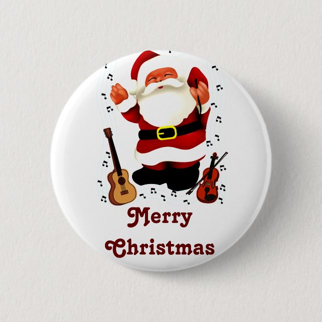 Christmas Joy_ Pinback Button (Front)