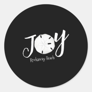 Christmas Joy Sand Dollar T Shirt Classic Round Sticker