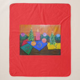 Christmas Joy Sherpa Blanket