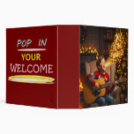CHRISTMAS JOY THEME SINGING KIDS 3 RING BINDER