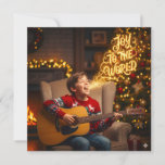 CHRISTMAS JOY THEME SINGING KIDS CARD