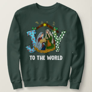 Religious clearance christmas sweatshirts